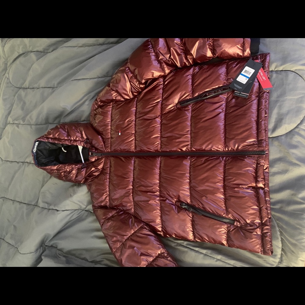 Tommy Hilfiger metallic bubble jacket